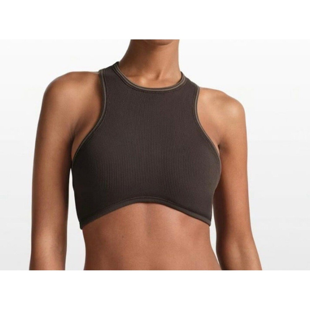 Skims Nike NikeSkims Ribbed Seamless Racer Front Bra Phoenix/Truffle